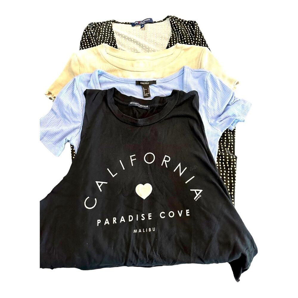 Mixed Lot Of Teen Tween T-Shirts Brandy Melville Aero Forever 21 Small